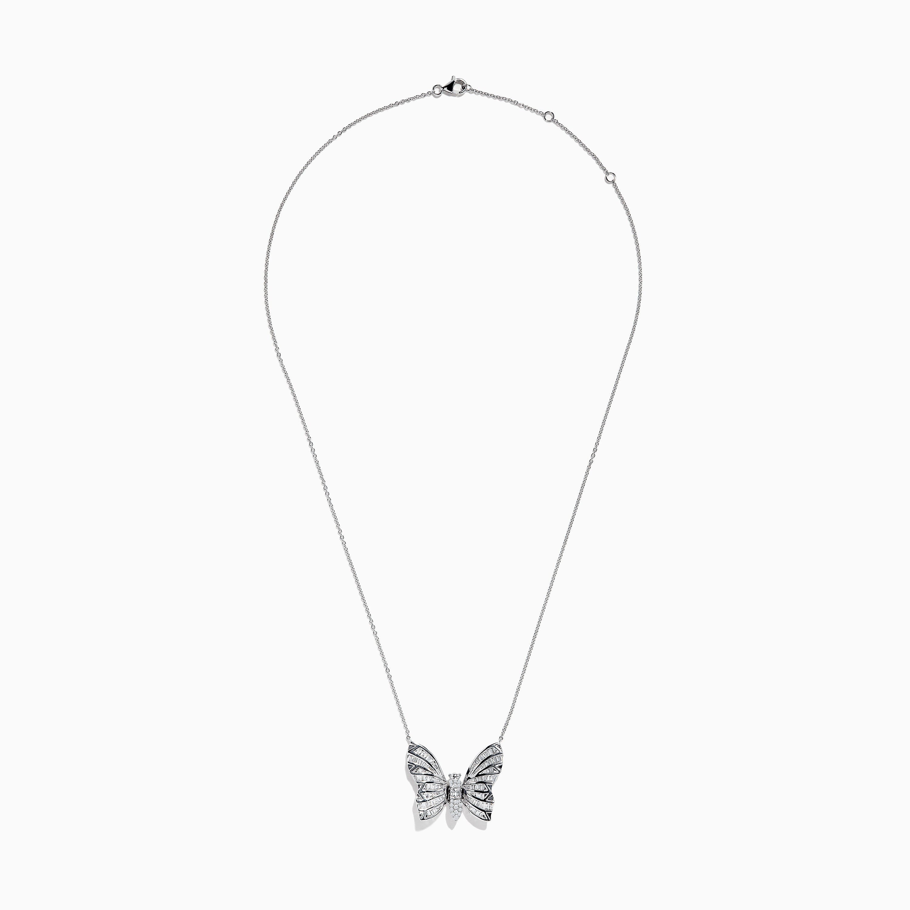 Swarovski Crystal Dangling Multi Butterfly Pendant Necklace – Tuesday  Morning